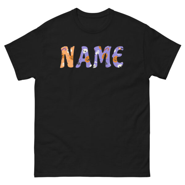 Custom Halloween name Unisex classic tee - Image 3