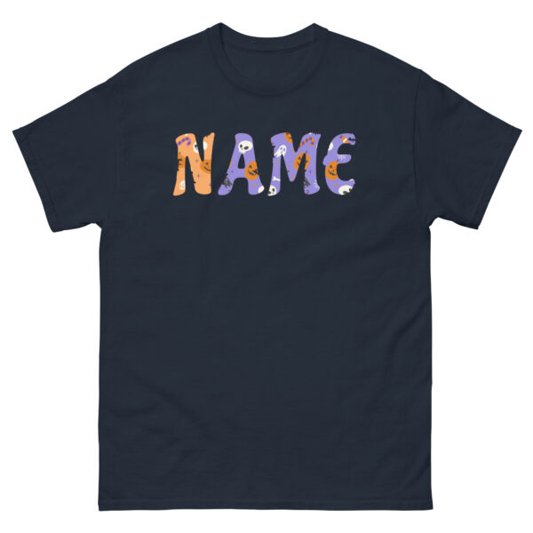 Custom Halloween name Unisex classic tee - Image 4