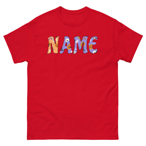 Custom Halloween name Unisex classic tee - Image 5