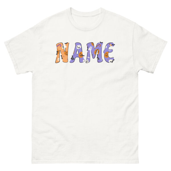 Custom Halloween name Unisex classic tee