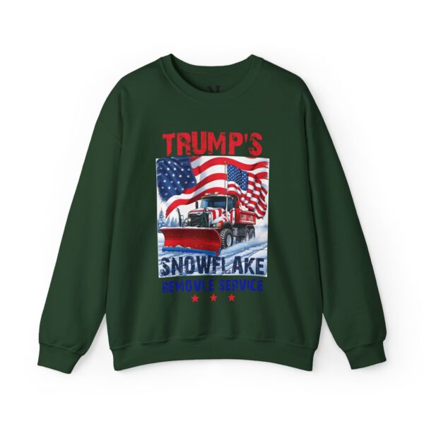 Trump's Snowflake Removal Service Funny Donald Trump Sweatshirt - Image 7