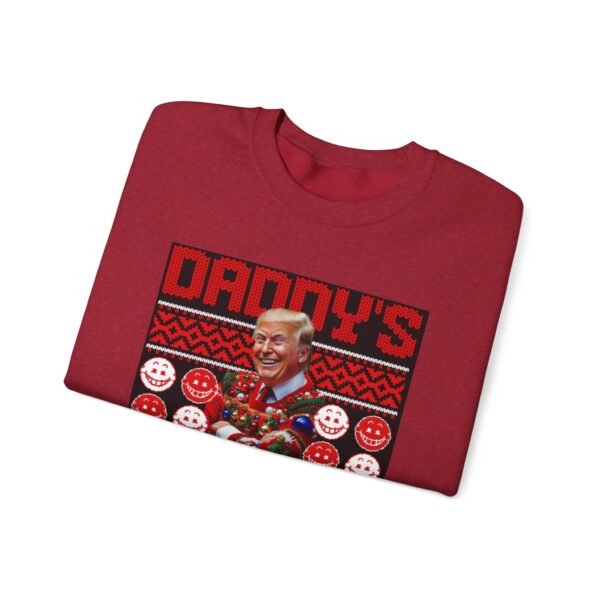 Daddy's Home Trump Christmas Funny Holiday Unisex Heavy Blend™ Crewneck sweatshirt - Image 27