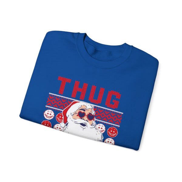 thug life ugly christmas sweater Sweatshirt | Cozy Unisex Crewneck for Holiday Fun - Image 21