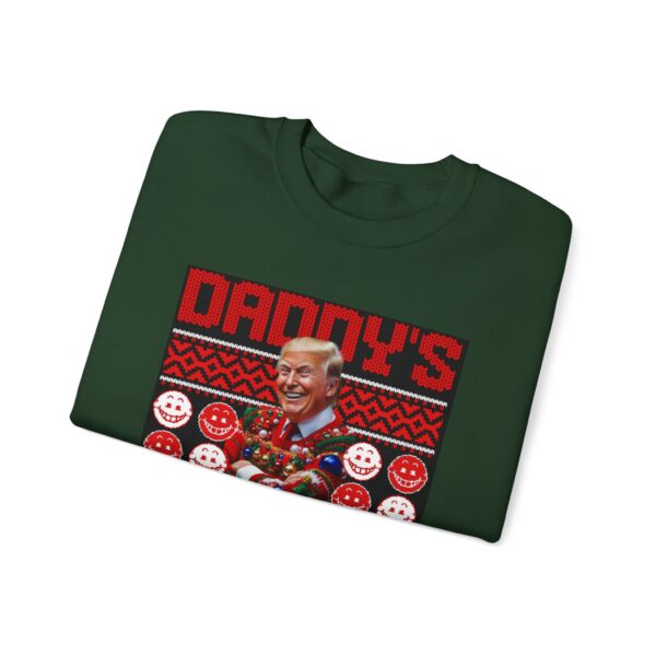 Daddy's Home Trump Christmas Funny Holiday Unisex Heavy Blend™ Crewneck sweatshirt - Image 2