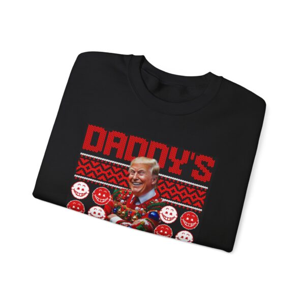 Daddy's Home Trump Christmas Funny Holiday Unisex Heavy Blend™ Crewneck sweatshirt - Image 9