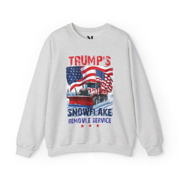 Trump's Snowflake Removal Service Funny Donald Trump Sweatshirt - Image 5