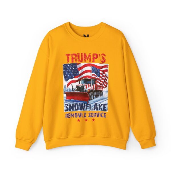 Trump's Snowflake Removal Service Funny Donald Trump Sweatshirt - Image 6