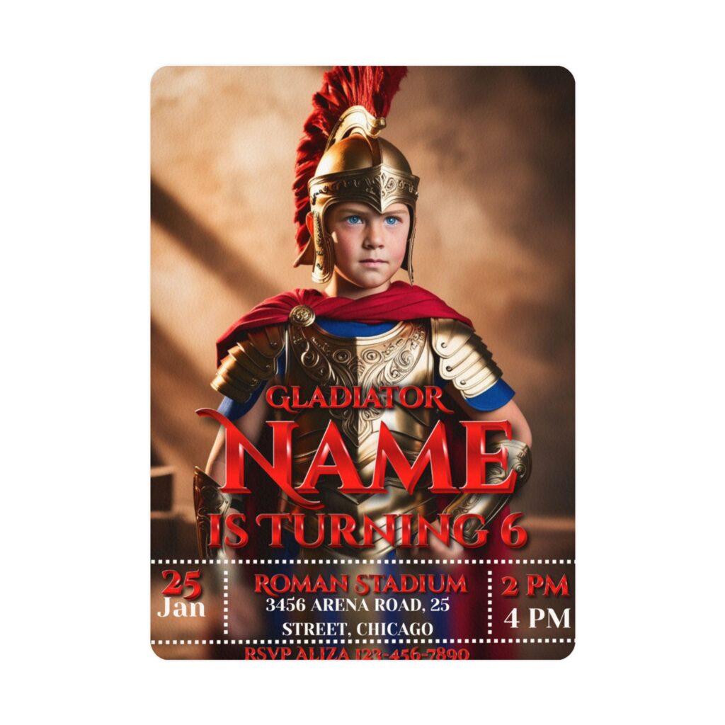 Free Gladiator Birthday Invitation, Free Gladiator Invitation, Free Gladiator MOVIE Birthday Invitation, Free Gladiator movie Invitation, Free Gladiator 2 Birthday Invitation, Free Gladiator 2 Invitation, custom Gladiator Birthday Invitation, personalized Gladiator Birthday Invitation,