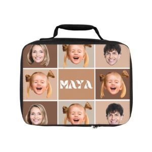 custom photo lunch box with Fun Faces