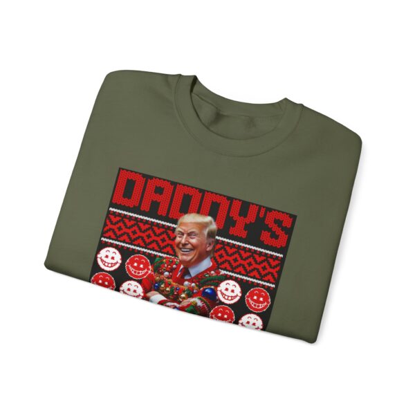 Daddy's Home Trump Christmas Funny Holiday Unisex Heavy Blend™ Crewneck sweatshirt - Image 12