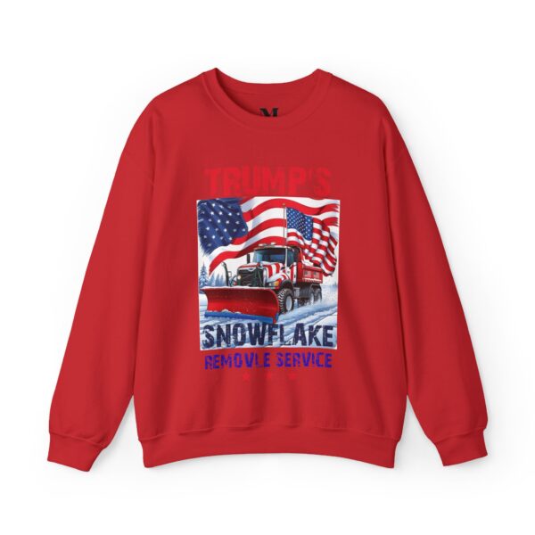 Trump's Snowflake Removal Service Funny Donald Trump Sweatshirt - Image 8