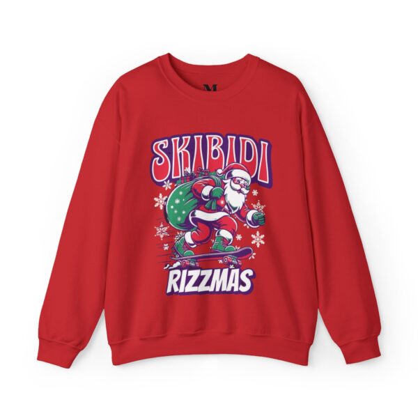 Skibidi Rizzmas Sweatshirt - Unisex Heavy Blend for Christmas Fun - Image 8