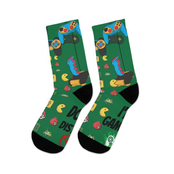 Don't Disturb I'm Gaming Fun Gamer Socks - Image 6