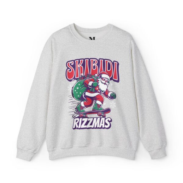 Skibidi Rizzmas Sweatshirt - Unisex Heavy Blend for Christmas Fun - Image 5