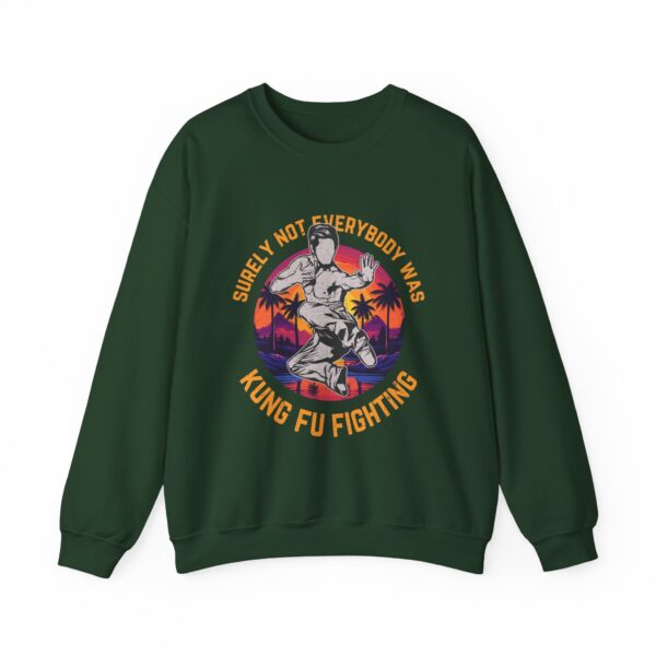 Unisex Kung Fu Fighting Crewneck Sweatshirt - Retro Style, Cozy and Fun - Image 6