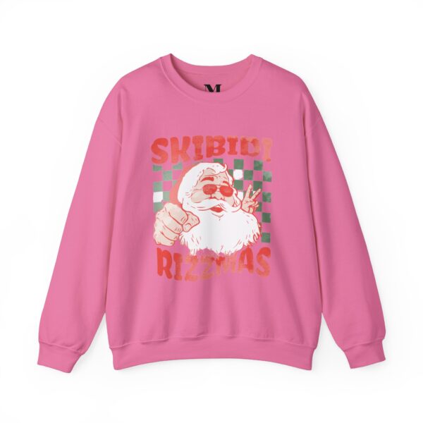 Skibidi Rizzmas Unisex Heavy Blend Crewneck Sweatshirt - Fun Holiday Vibe Sweatshirt - Image 10