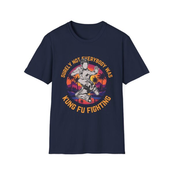 Unisex Softstyle T-Shirt - 'Surely Not Everybody Was Kung Fu Fighting' Graphic Tee - Image 8