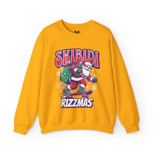 Skibidi Rizzmas Sweatshirt - Unisex Heavy Blend for Christmas Fun - Image 6