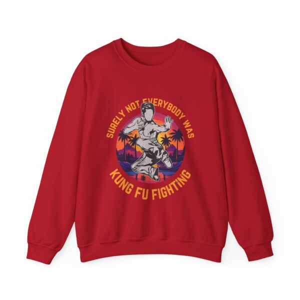 Unisex Kung Fu Fighting Crewneck Sweatshirt - Retro Style, Cozy and Fun - Image 9