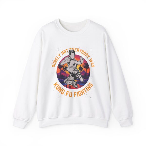 Unisex Kung Fu Fighting Crewneck Sweatshirt - Retro Style, Cozy and Fun - Image 5