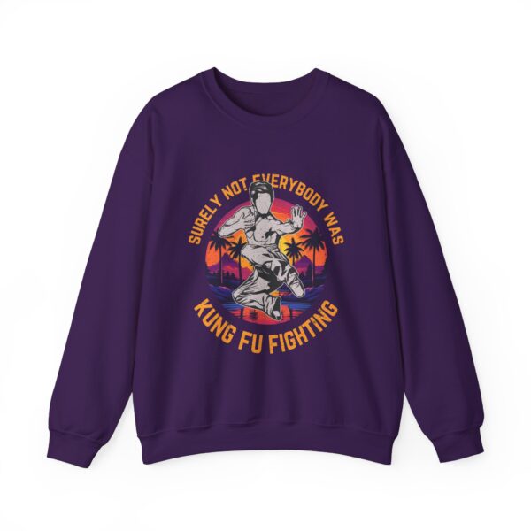 Unisex Kung Fu Fighting Crewneck Sweatshirt - Retro Style, Cozy and Fun - Image 8