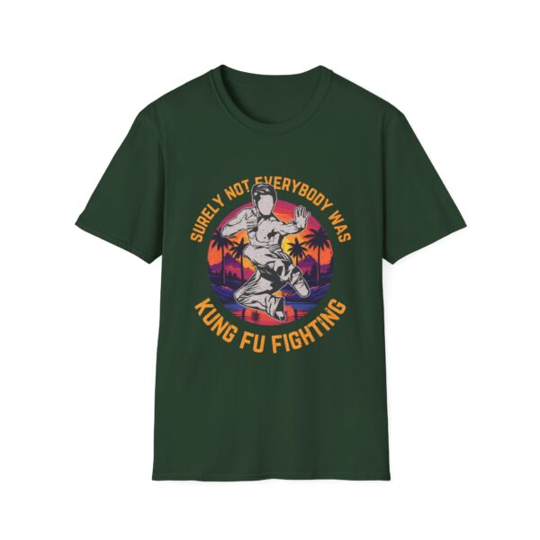 Unisex Softstyle T-Shirt - 'Surely Not Everybody Was Kung Fu Fighting' Graphic Tee - Image 6