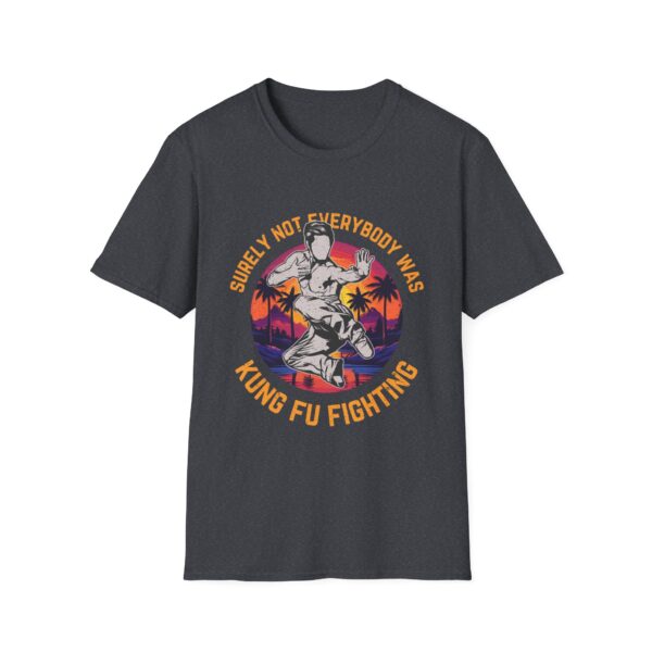 Unisex Softstyle T-Shirt - 'Surely Not Everybody Was Kung Fu Fighting' Graphic Tee - Image 7