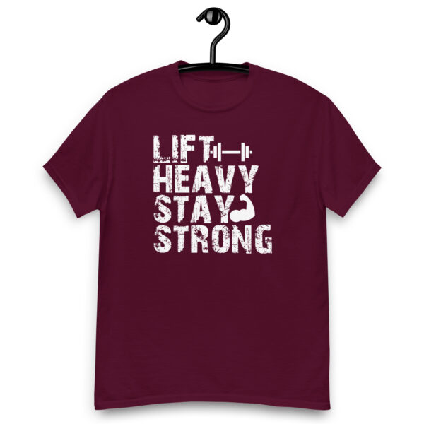 Lift Heavy Stay Strong Unisex classic tee - Image 2