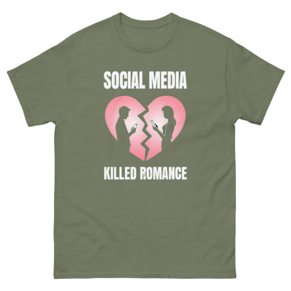 social media killed romance Unisex classic tee - Image 13