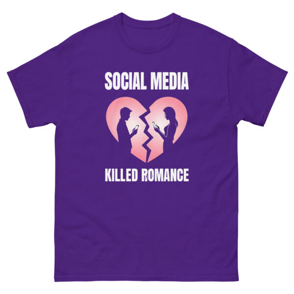 social media killed romance Unisex classic tee