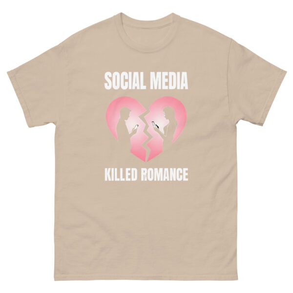 social media killed romance Unisex classic tee - Image 21