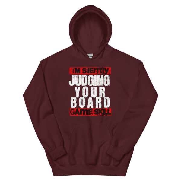 I'm Silently Judging Your Board Game Selection Unisex Hoodie - Image 4