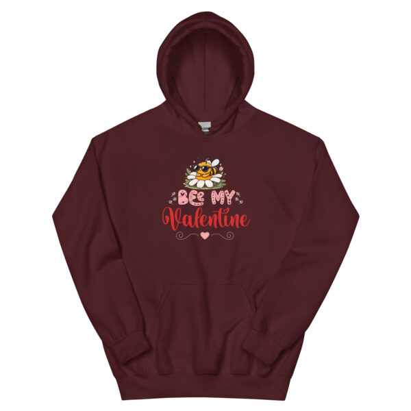 bee my valentine Unisex Hoodie - Image 3