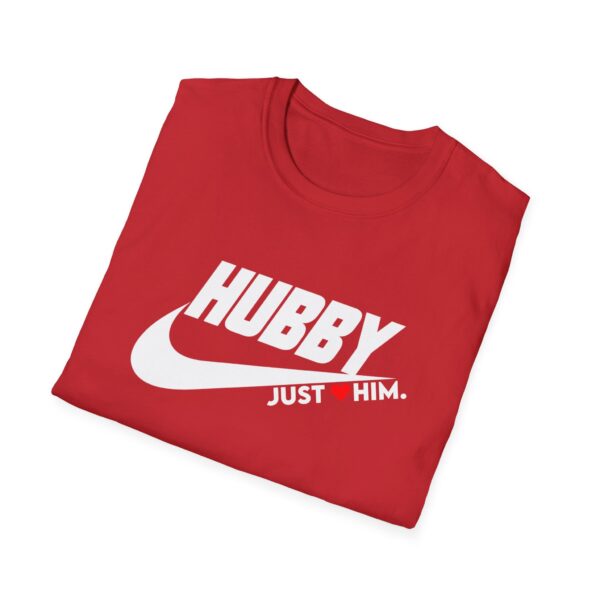 Hubby Just Him Unisex Softstyle T-Shirt – Perfect Gift for Him - Image 16