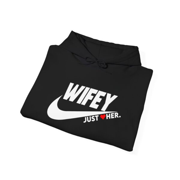 Wifey Just Her Hoodie - Unisex Heavy Blend Sweatshirt - Image 8