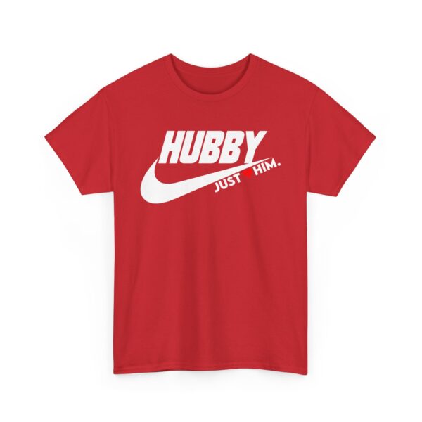 Noke Hubby Just Him Unisex Heavy Cotton Tee | Casual Couples T-Shirt - Image 15