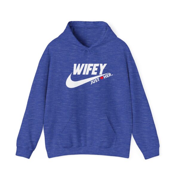 Wifey Just Her Hoodie - Unisex Heavy Blend Sweatshirt - Image 9