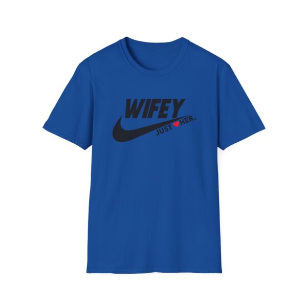 Wifey Just ❤️ Her Unisex Softstyle T-Shirt - Perfect Gift for Wife, Girlfriend, Celebrate Love! - Image 5