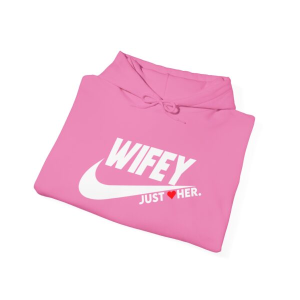 Wifey Just Her Hoodie - Unisex Heavy Blend Sweatshirt - Image 4