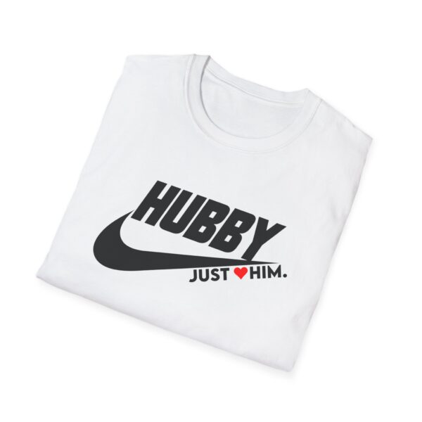 Hubby Just Him Unisex Softstyle T-Shirt - Perfect Gift for Spouses