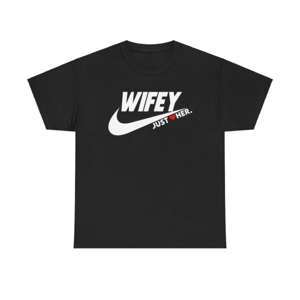 Gilden Wifey Just Her Unisex Heavy Cotton Tee - Perfect for Spouses and Celebrations