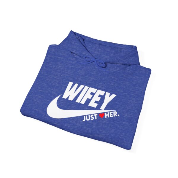 Wifey Just Her Hoodie - Unisex Heavy Blend Sweatshirt - Image 12