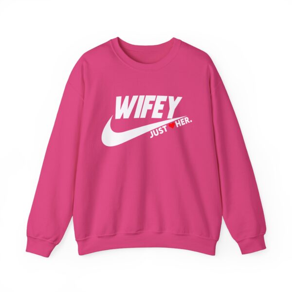 Wifey Just Her Crewneck Sweatshirt - Unisex Heavy Blend™