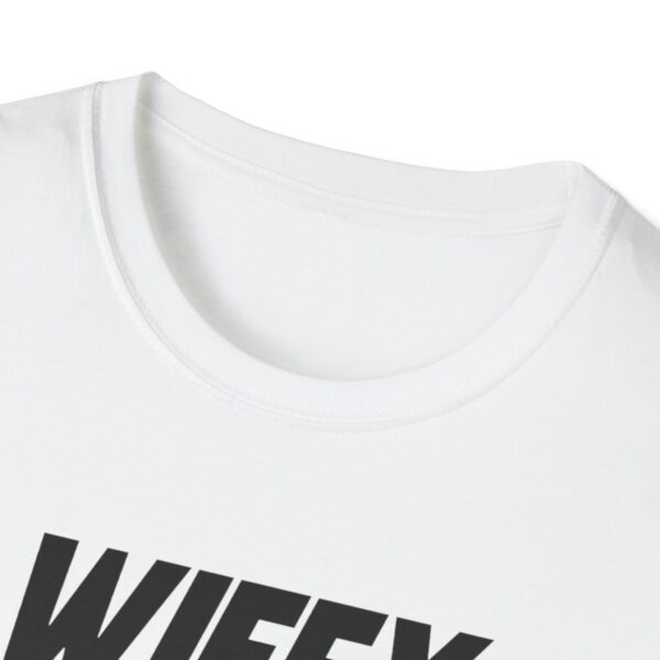 Wifey Just Her Unisex Softstyle T-Shirt - Perfect Gift for Weddings, Anniversaries & Celebrations - Image 3