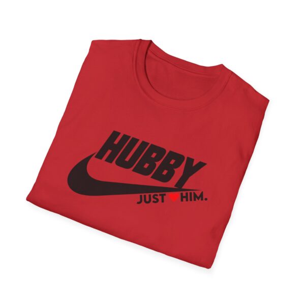 Hubby Just Him Unisex Softstyle T-Shirt - Perfect Gift for Spouses - Image 16