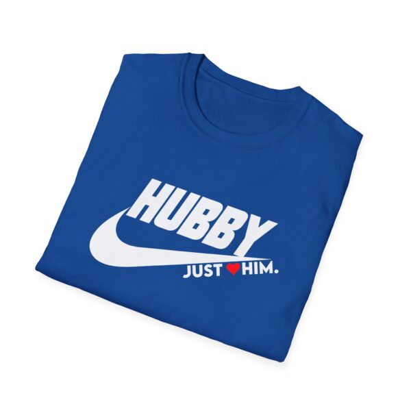 Hubby Just Him Unisex Softstyle T-Shirt – Perfect Gift for Him - Image 8