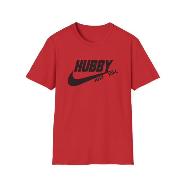 Hubby Just Him Unisex Softstyle T-Shirt - Perfect Gift for Spouses - Image 13