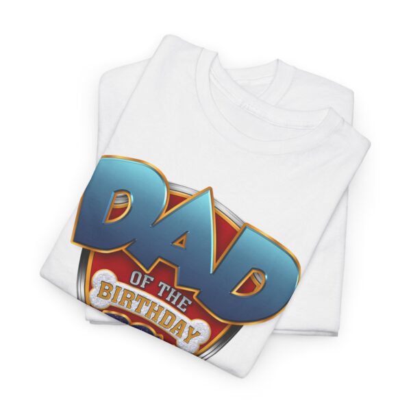 Dad of the Birthday Boy Unisex Heavy Cotton Tee – Perfect Holiday Gift for Celebrations - Image 5