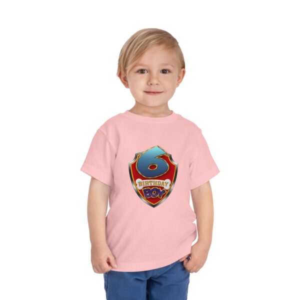 Birthday Boy Toddler Tee - 6th Birthday Celebration Shirt - Image 23