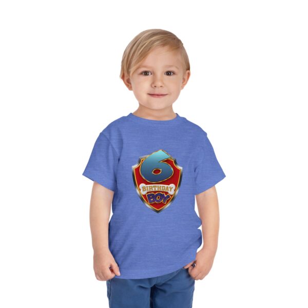 Birthday Boy Toddler Tee - 6th Birthday Celebration Shirt - Image 15